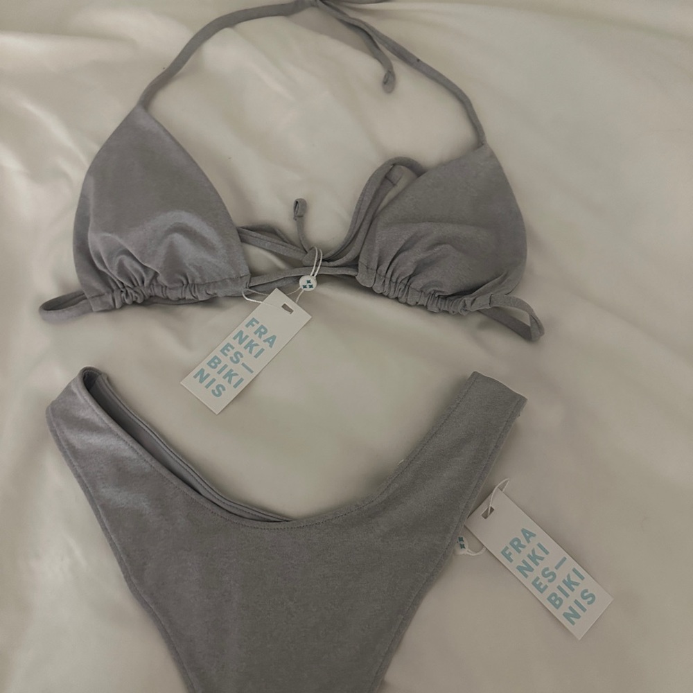 Frankie's Bikinis Gray Swimwear Bikini